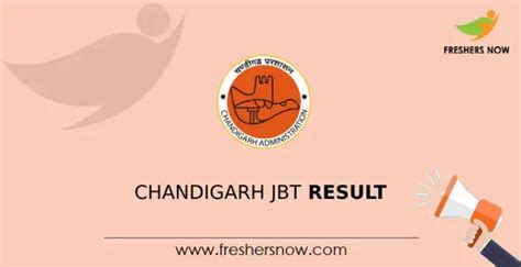 Chandigarh JBT Result 2024 Cut Off Merit List