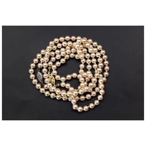 Layered Pearl Retro Necklace Set Elegant Multi Row Pearl Necklace Ruby Lane