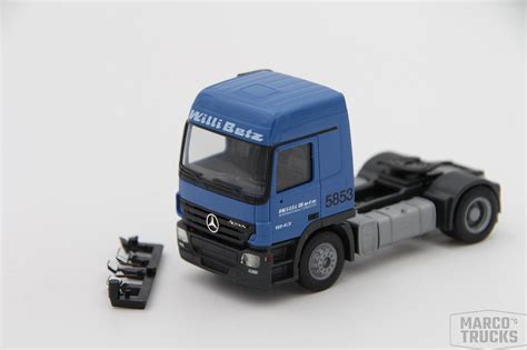 Herpa MB Actros MP2 L 1843 Zugmaschine Willi Betz 5853 H4891 5