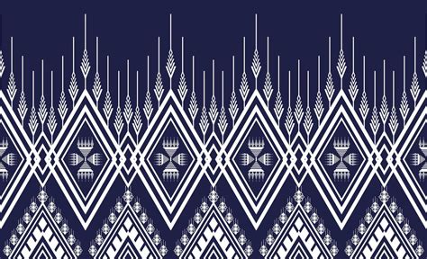 Geometric Ethnic Pattern Vector Background Seamless Pattern