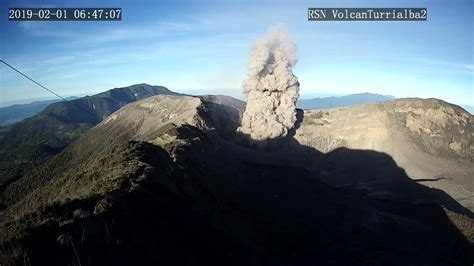 Volc N Turrialba Hizo Erupci N Esta Ma Ana