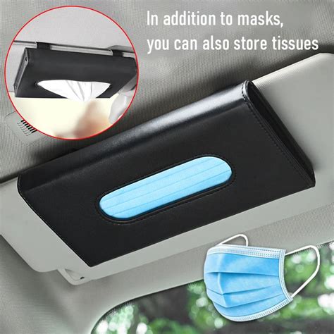 Slyz Tempat Tisu Mobil Sun Visor Hanging Tissue Organizer Case Slyz