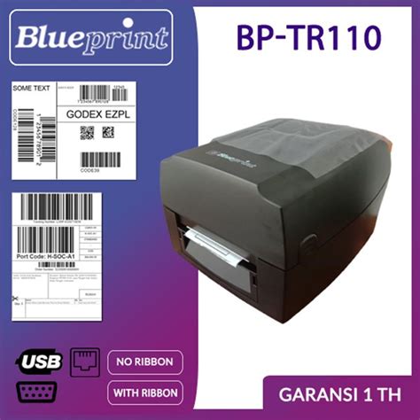 Jual Printer Barcode Thermal Label Blueprint Bp Tr Usb Serial Lan