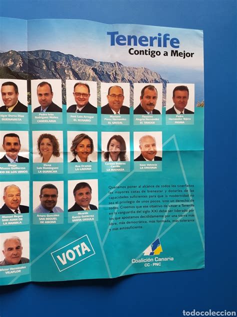 Cartelposter Politico Coalición Canaria Elecci Comprar Carteles