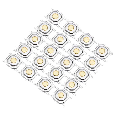 Uxcell Pcs X X Mm Momentary Panel Pcb Smd Smt Mount P Push Button