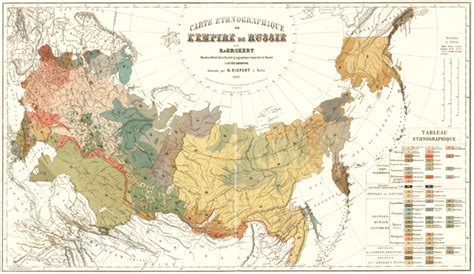 Ethnic Map Of Russian Empire Rgeography