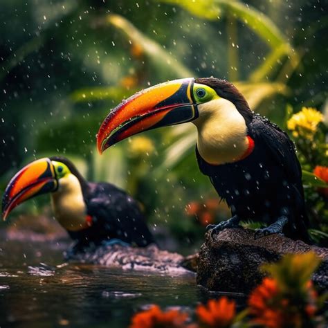 Premium AI Image | Tucan Wildlife Photography Generative AI