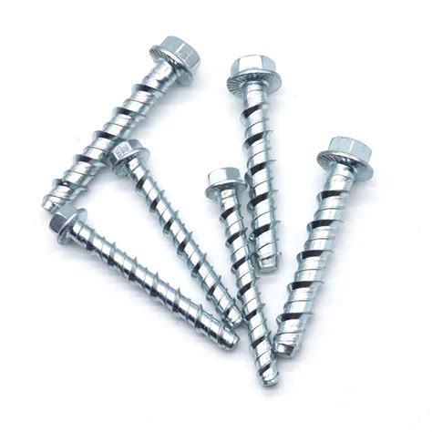 M8 M10 M12 Hex Flange Head Thunder Masonry Self Tapping Concrete Screw Bolt