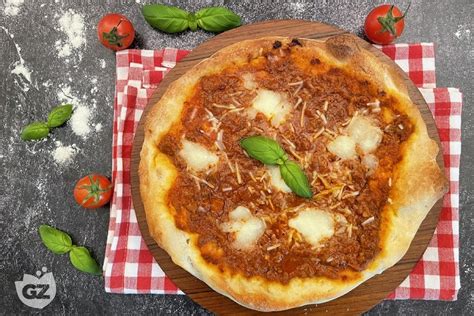 Bolognese Pizza Italian Recipes By GialloZafferano