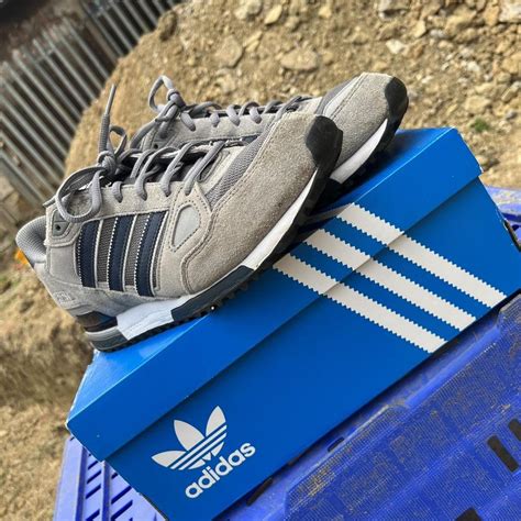 ADIDAS ZX 750 // WORN IN GOOD CONDITION// GREY AND... - Depop