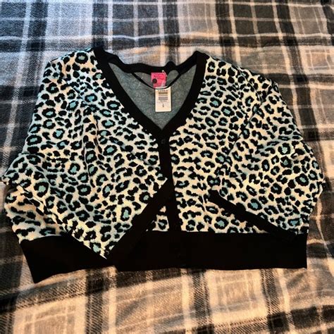 Betsey Johnson Sweaters Torrid X Betsey Johnson Leopard Print Crop