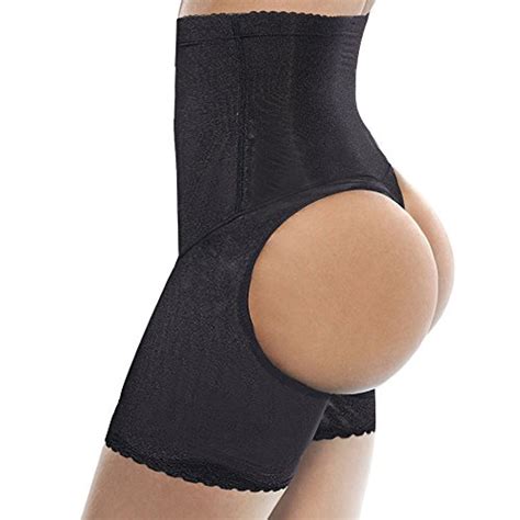 Ekouaer Womens Hi Waist Tummy Control Butt Lifter Thigh Slimmer