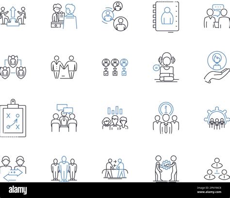 Minority advocacy line icons collection. Inclusion, Empowerment