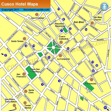 Cusco Hotel Locations - the Only Peru Guide