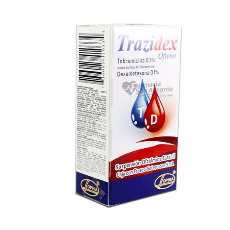 Trazidex Ofteno X 5 Ml And Farmacia San Antonio