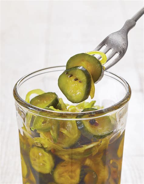 Sweet Spicy Refrigerator Pickles Recipe