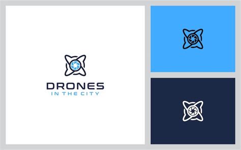 Premium Vector Drone And Camera Logo