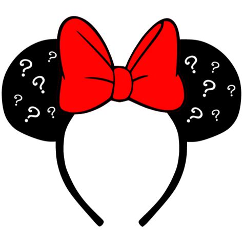 Minnie Mouse Ears Sticker In 2023 Minnie Mouse Ears Headband Minnie Mouse Headband Minnie