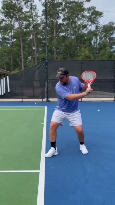 The One Handed Backhand Technique Youtube