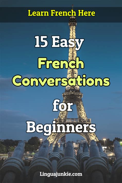 French Conversation: Learn 15 Easy Dialogs for Beginners