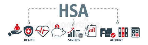 HSA Health Savings Account Vector Illustration Stock Vector