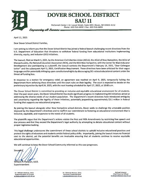 Dover NH School... - Dover NH School District/SAU 11