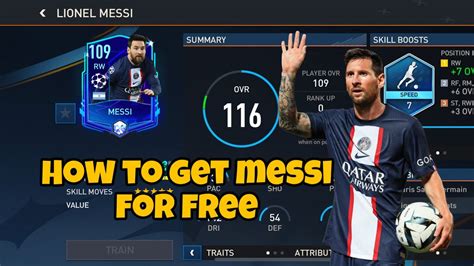 How To Get Messi For Free In Fifa Mobile 23 YouTube