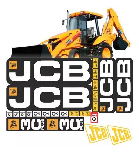 Adesivo Personalizar Jcb 3c Plus Parcelamento Sem Juros