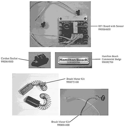 Hamilton Beach Brewstation Parts Diagram