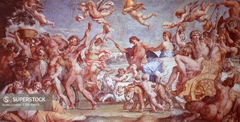 The Triumph Of Bacchus And Ariadne By Annibale Carracci