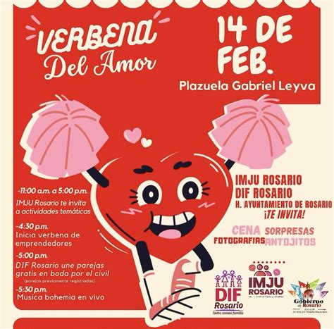 El Gobierno De Rosario Imju Y Dif Invitan A Festejar El D A Del Amor Y