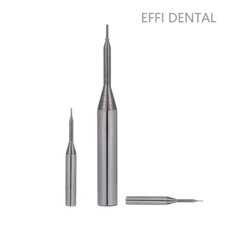 Dental CAD CAM Glass Ceramic Milling Burs For AIM