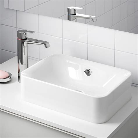 Luanda White Rectangular Counter Top Basin X X Mm Atelier