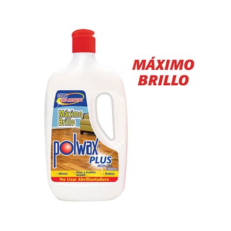 Cera Plus Incoloro Polwax 1 Lt Supermercadosantamaria