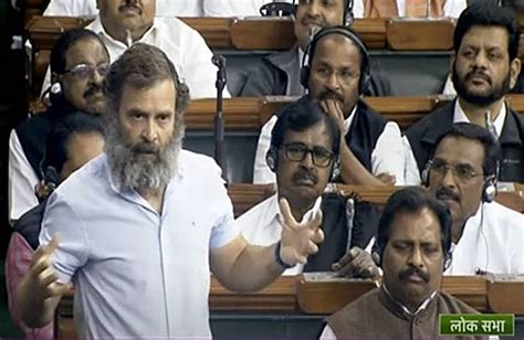 Rahul Gandhi Takes On Pm Modi Over Adani Issue In Parliament