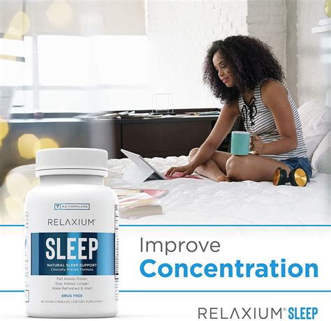 2 x RELAXIUM All Natural Sleep Aid 120 caps MD Formulated - 2 MONTH ...