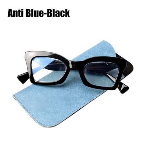 Dioptrie 1 00 Anti bleu noir Lunettes De Lecture Anti lumière