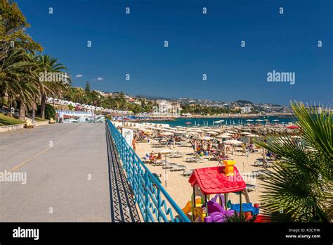 San remo beach hi-res stock photography and images - Alamy