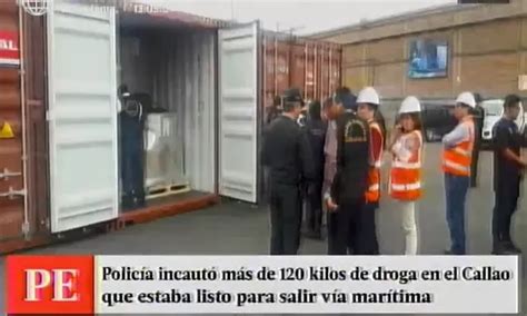 Callao Incautan M S De Kilos De Droga Lista Para Ser Enviada A