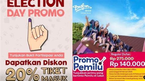 Tempat Wisata Yang Tawarkan Promo Pemilu Ke Dufan Cuma Bayar Rp