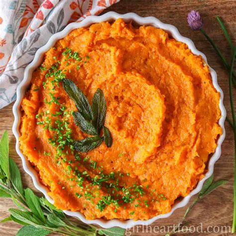 Mashed Butternut Squash And Sweet Potato Girl Heart Food®