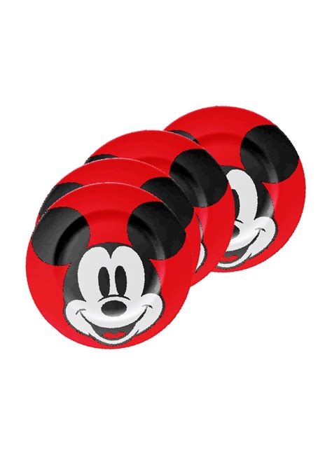 Mickey Mouse Ceramic Salad Plate Set