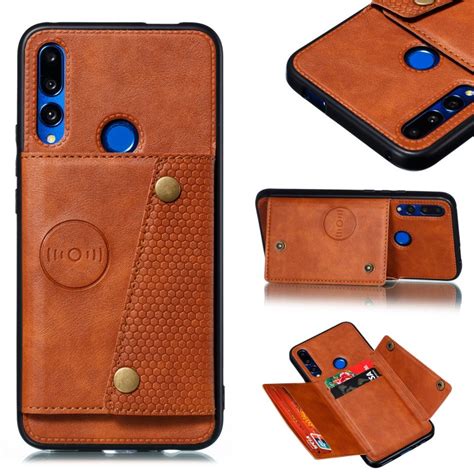 Wholesale For Huawei Y Prime Pu Leather Shockproof Cell Phone