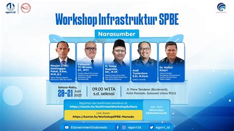 Workshop Infrastruktur Sistem Pemerintahan Berbasis Elektronik Spbe