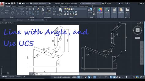 How Draw Angle In Autocad Design Talk