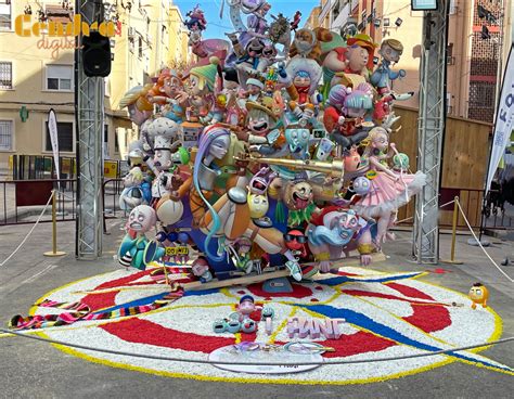 Fallas de Valencia 2023 sección especial infantil Cendra Digital