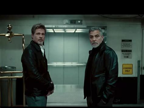 Brad Pitt George Clooney Reunite As Dueling Fixers In Wolfs Trailer