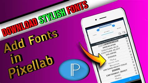 How To Add Fonts In Pixellab Costume Fonts In Pixellab Pixellab