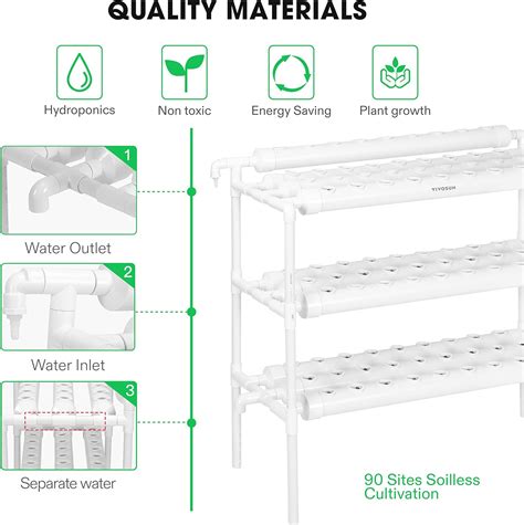 Vivosun Sistema De Cultivo Hidrop Nico Sitios De Plantas Capas