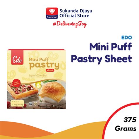 Edo Mini Puff Pastry Sheet Gr Kulit Pastry Lazada Indonesia